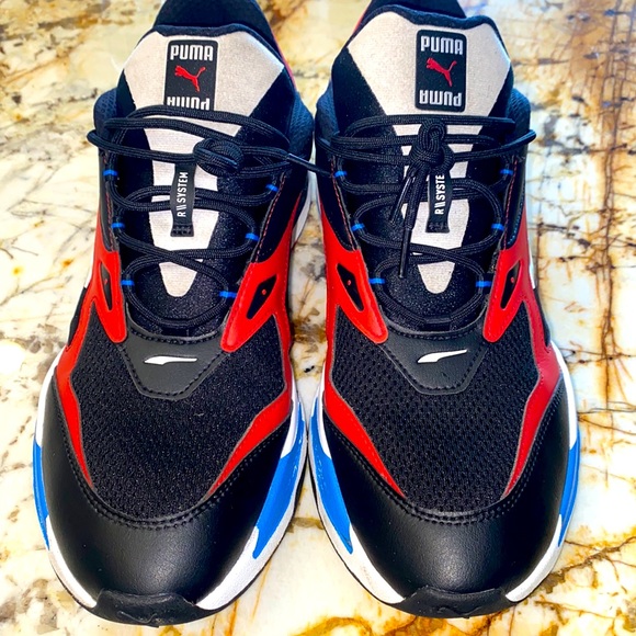 “PUMA” Running System sneaker MEN Sz 13 red blue and white! - Picture 1 of 7